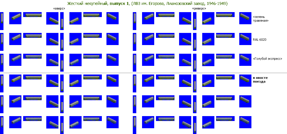 Голубой экспресс, жесткий некупейный 1 выпуска (1946-1949).png